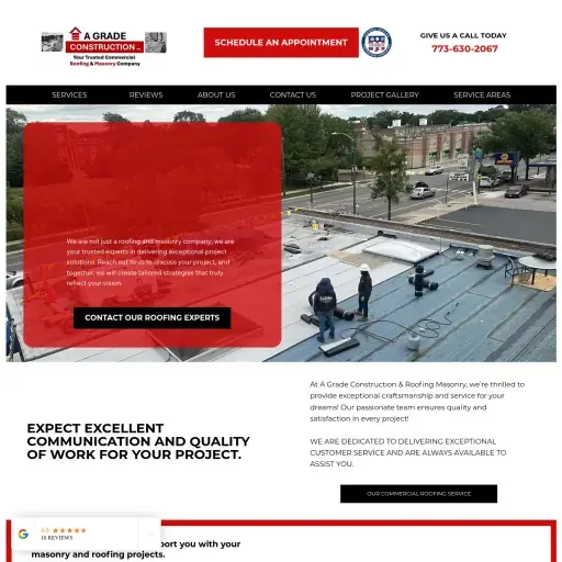 A Grade Construction Inc. Roofing & Masonry