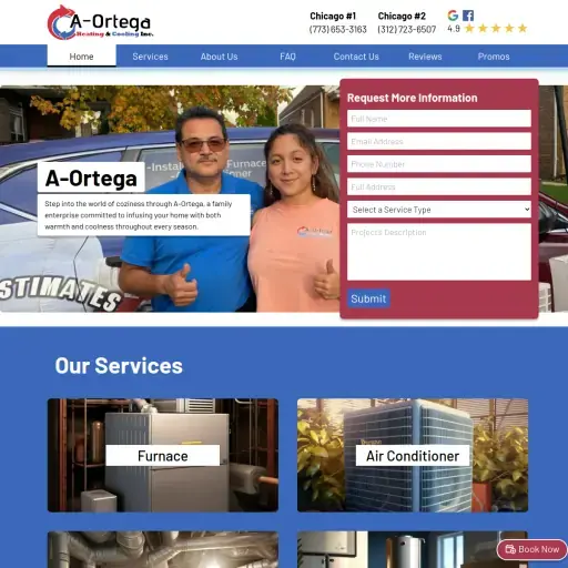 A-Ortega Heating & Cooling Inc.