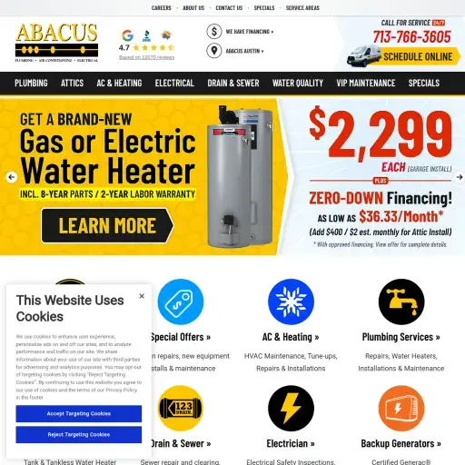 Abacus Plumbing, Air Conditioning, & Electrical