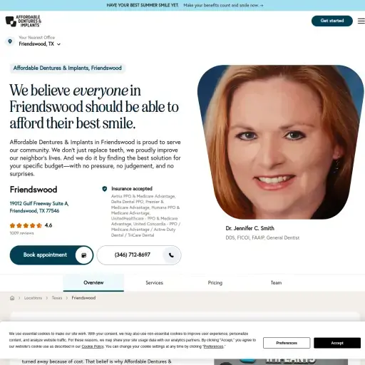 Affordable Dentures & Implants