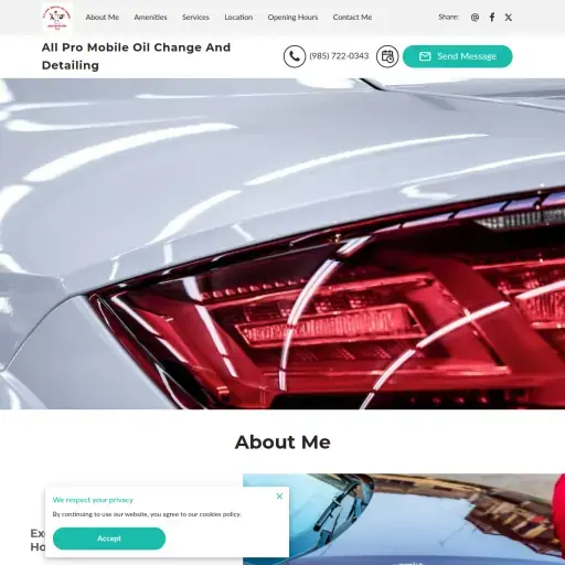 All Pro Mobile Oil Change And Detailing