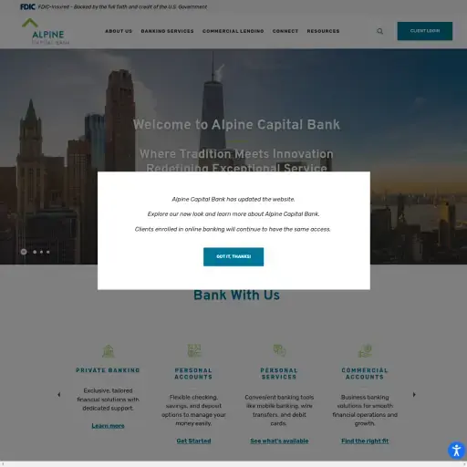 Alpine Capital Bank