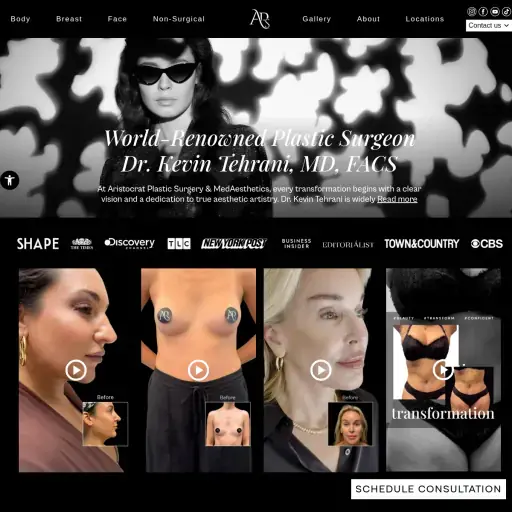 Aristocrat Plastic Surgery: Dr. Kevin Tehrani