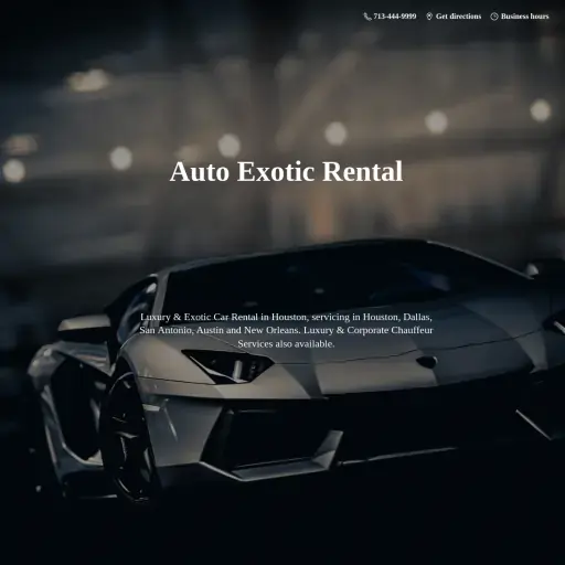 Auto Exotic Rental