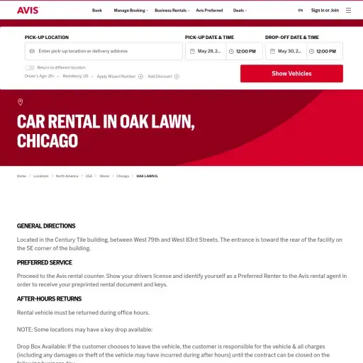 Avis Car Rental