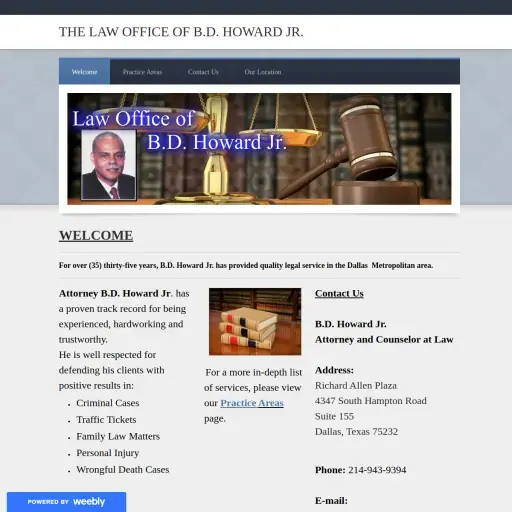 B D Howard Jr Law Office