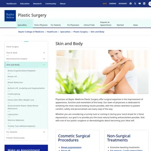 Baylor Medicine Plastic Surgery