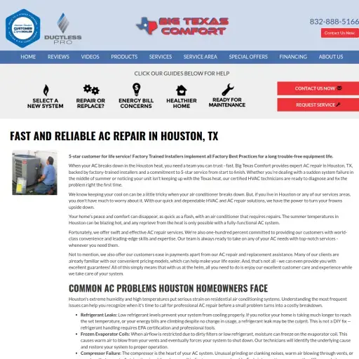 Big Texas Comfort - Air Conditioning & Heating