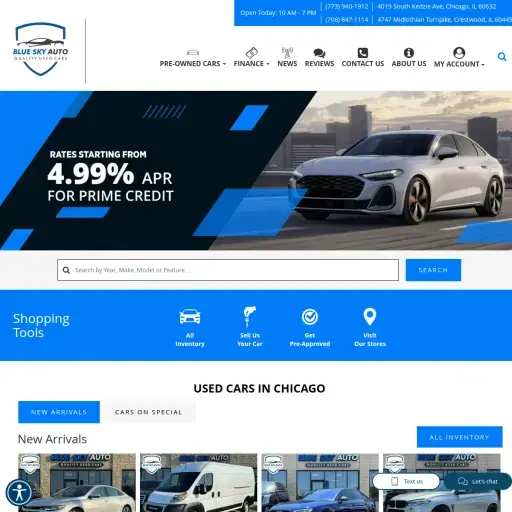 Blue Sky Auto Sales Chicago