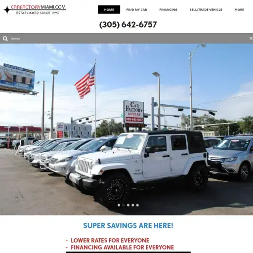 Car Factory Outlet Miami