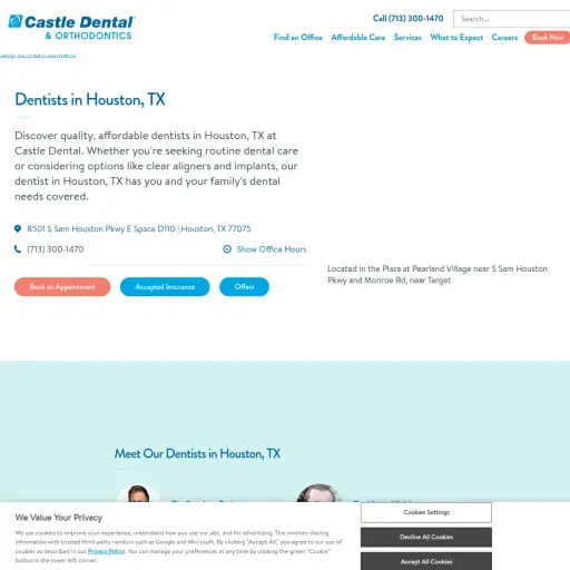 Castle Dental & Orthodontics - South Belt / Ellington, TX