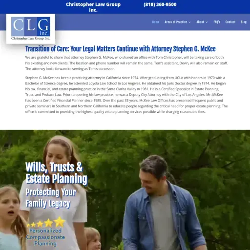 Christopher Law Group Inc