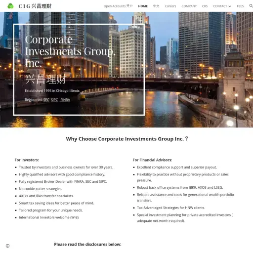 Corporate Investments Group, Inc. SIPC/FINRA