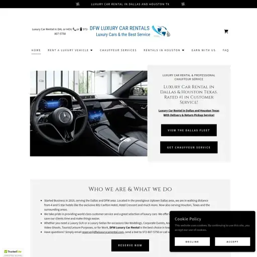 DFW LUXURY CAR RENTAL