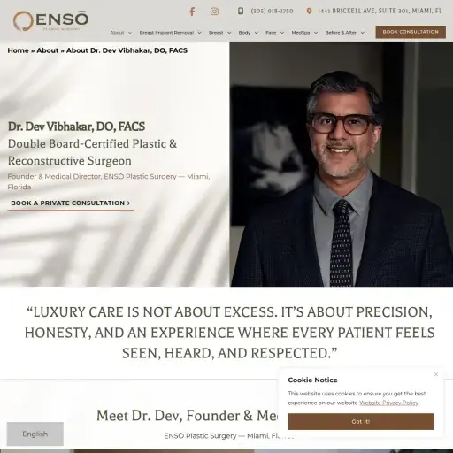 Dr. Dev Vibhakar, DO, FACS