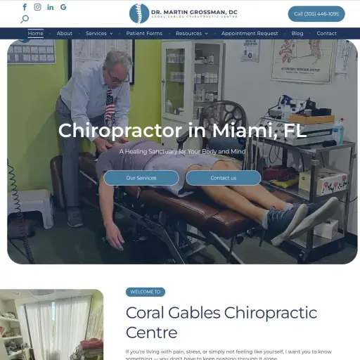 Dr. Martin Grossman, DC - Coral Gables Chiropractic Centre