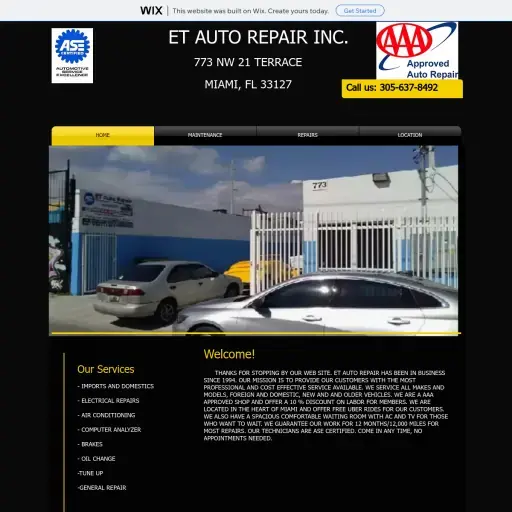 E T Auto Repair