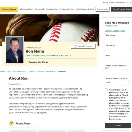 Edward Jones - Financial Advisor: Ron Mann