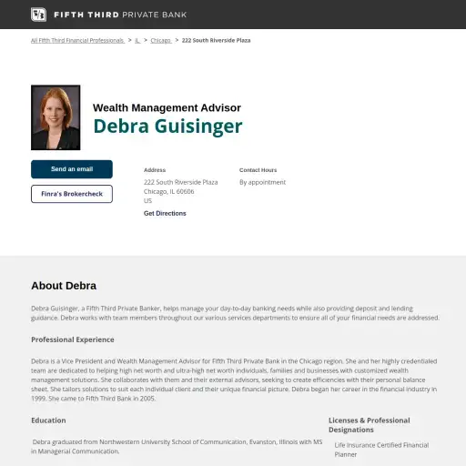 Fifth Third Private Bank - Debra Guisinger