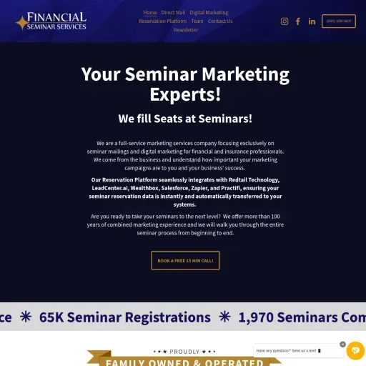 Financial Seminar Services