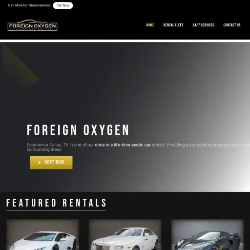 Foreign Oxygen Luxury Car Rental