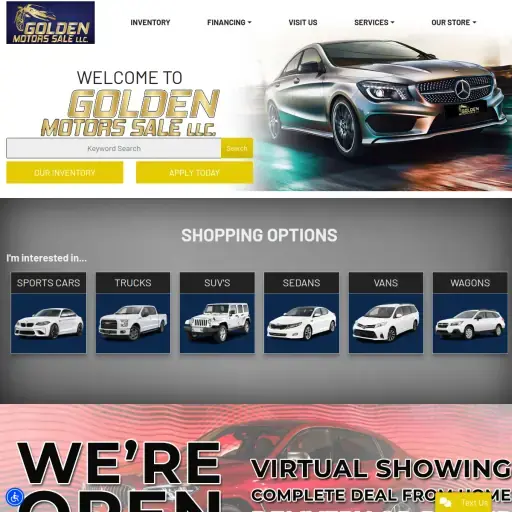 Golden Motors Sale