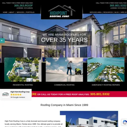 High Point Roofing Corp