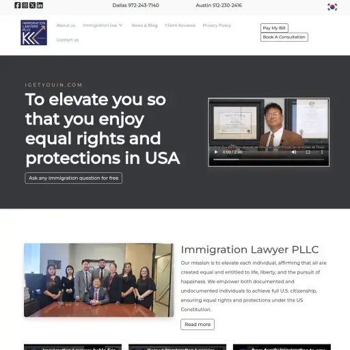 Immigration Lawyers PLLC (board certified immigration attorney Jack Kim)
