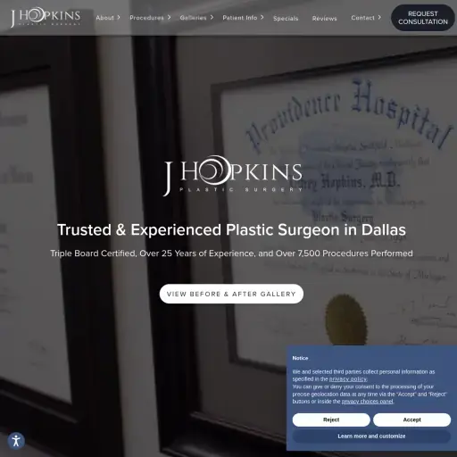 J Hopkins Plastic Surgery