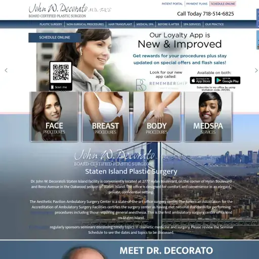 JOHN W DECORATO, MD