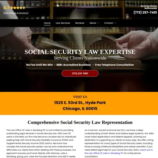 Law Office Of Julie A. Monberg PC