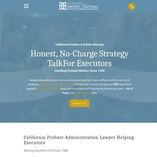 Law Offices of Darrell C. Harriman-Probate Administration