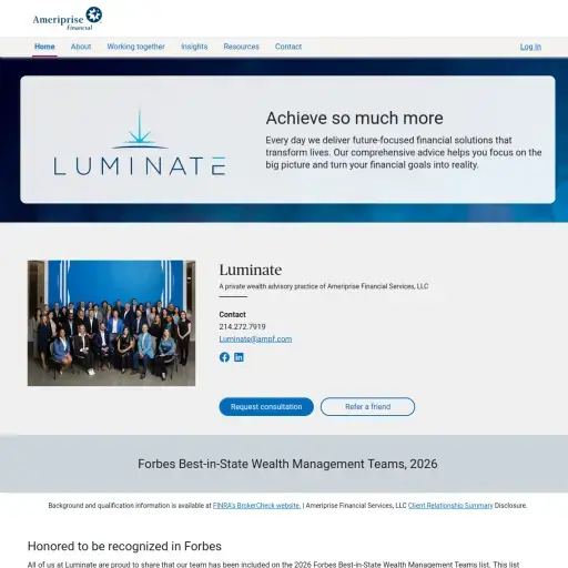 Luminate - Ameriprise Financial Services, LLC