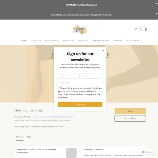 Luxe Beauty Barre| Wellness, Aesthetics, Weight Loss