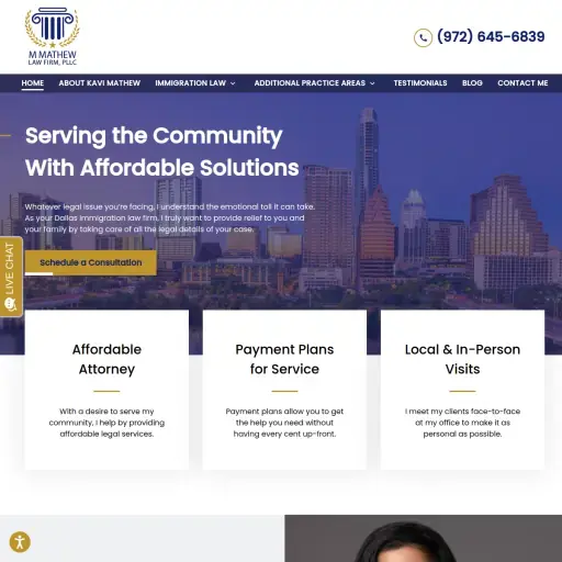 M Mathew Law Firm, PLLC