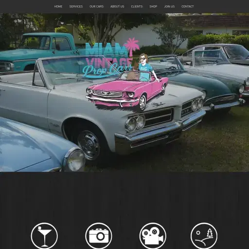 Miami Vintage Prop Cars