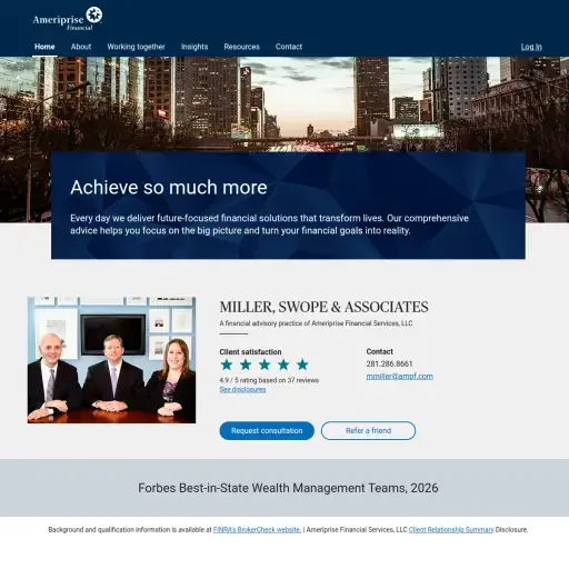 MILLER, SWOPE & ASSOCIATES - Ameriprise Financial Services, LLC