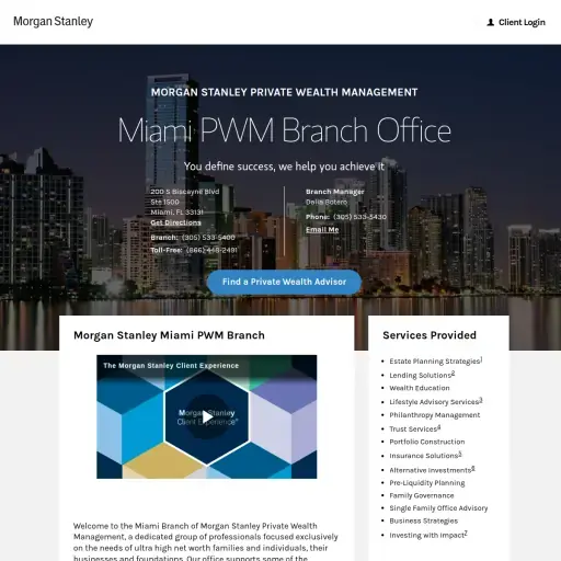 Morgan Stanley Private Wealth Advisors