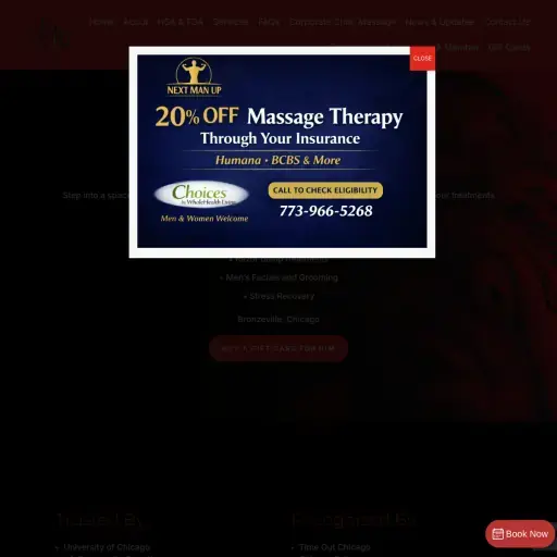 Next Man Up ( Men's Spa)