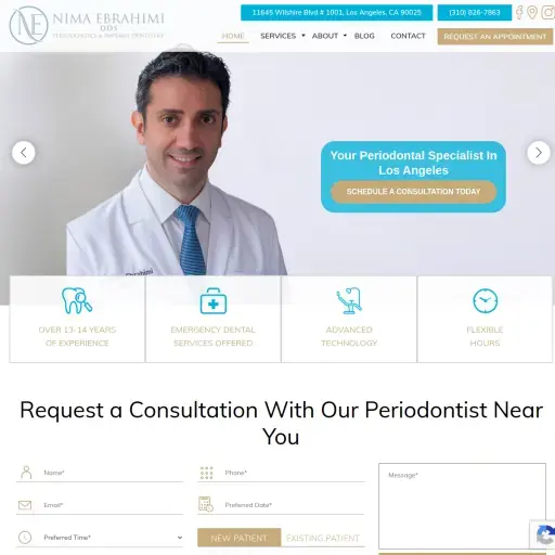 Nima Ebrahimi, DDS - Periodontist in Los Angeles