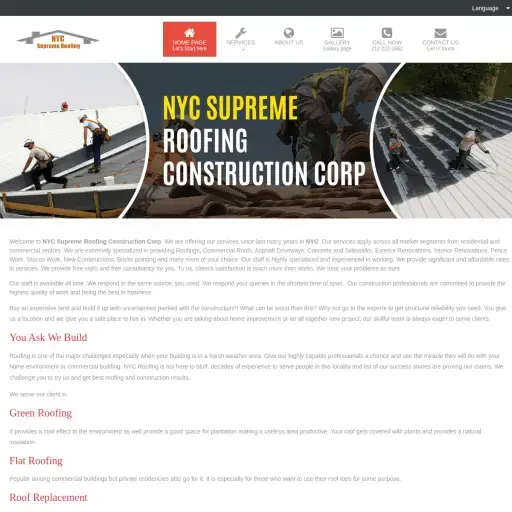 NYC Supreme Roofing Construction Corp