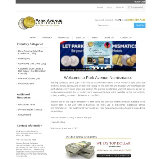 Park Avenue Numismatics