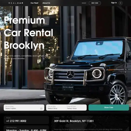 RealCar: Premium & Luxury Car Rental Brooklyn