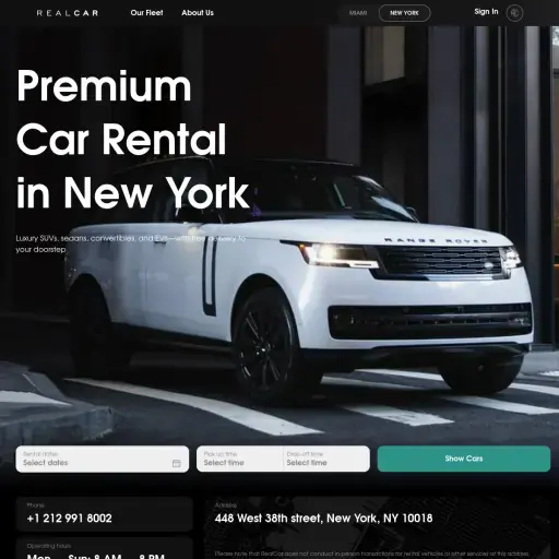 RealCar: Premium & Luxury Car Rental NYC