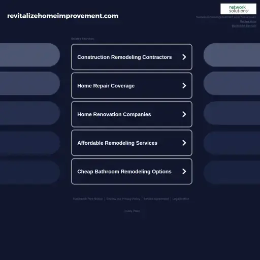 Revitalize Home Improvement