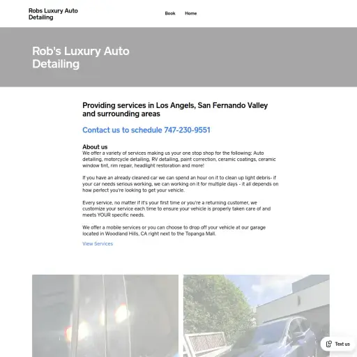 Rob's Luxury Auto Detailing