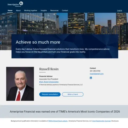 Russell Rosin - Financial Advisor, Ameriprise Financial Services, LLC