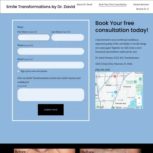 Smile Transformations by Dr. Oriettas Implants Crowns Dentures Veneers