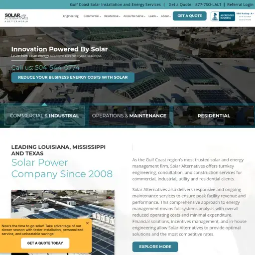 Solar Alternatives, Inc.