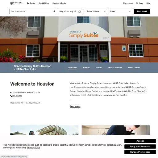 Sonesta Simply Suites Houston - NASA Clear Lake